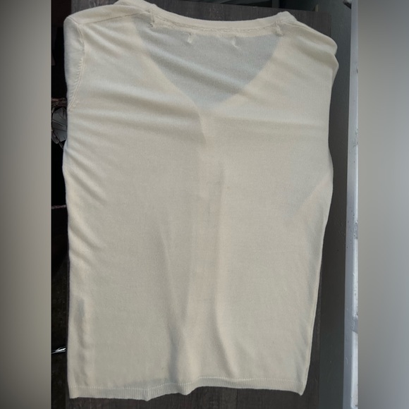Zara cream cardigan v neck Size Medium - Picture 7 of 9